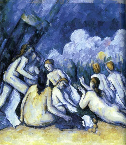 Paul Cezanne Les Grandes Baigneuses